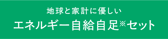 地球と家計に優しいエネルギー自給自足※セット