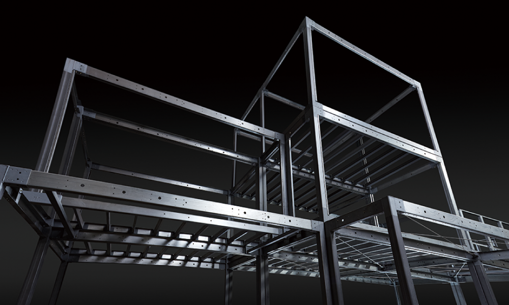 地震の振動を受ける家イメージ画像