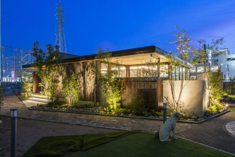平屋モデルハウスの外観