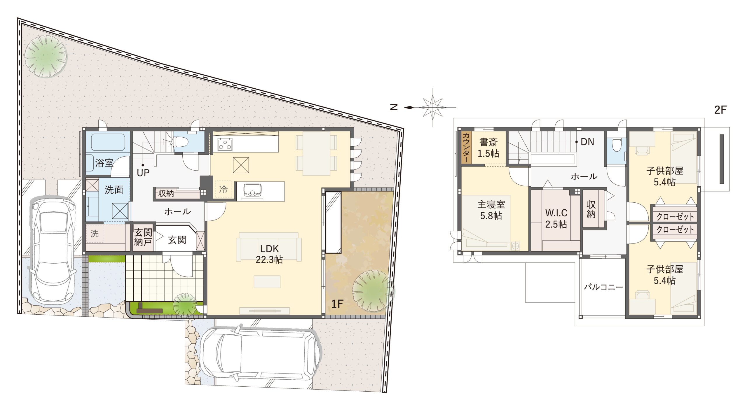 3号地 間取り図
