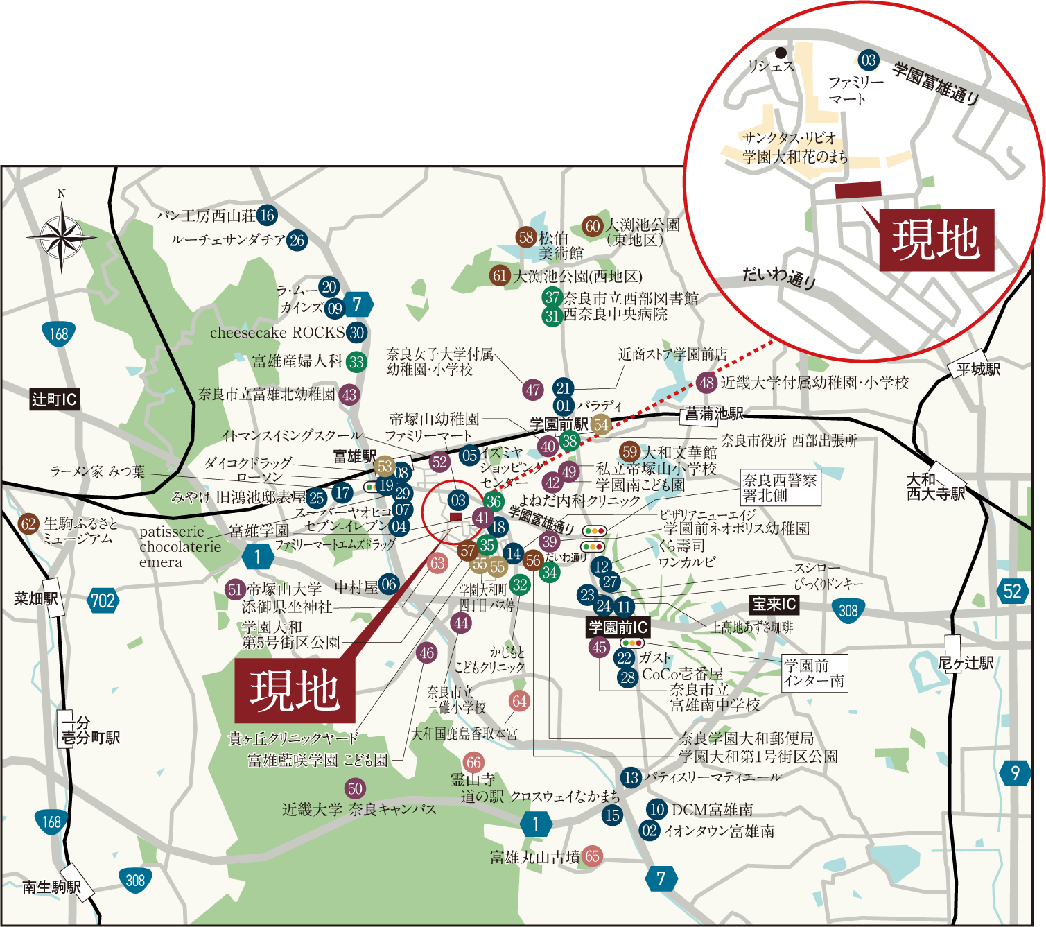 地図拡大図