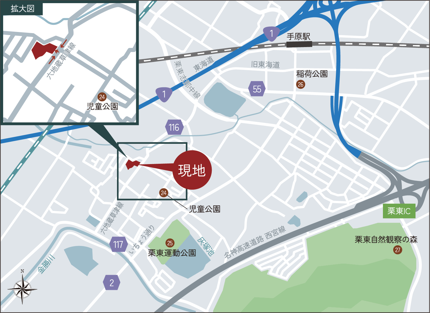 ロケーションマップ（公園・リゾート・観光施設）