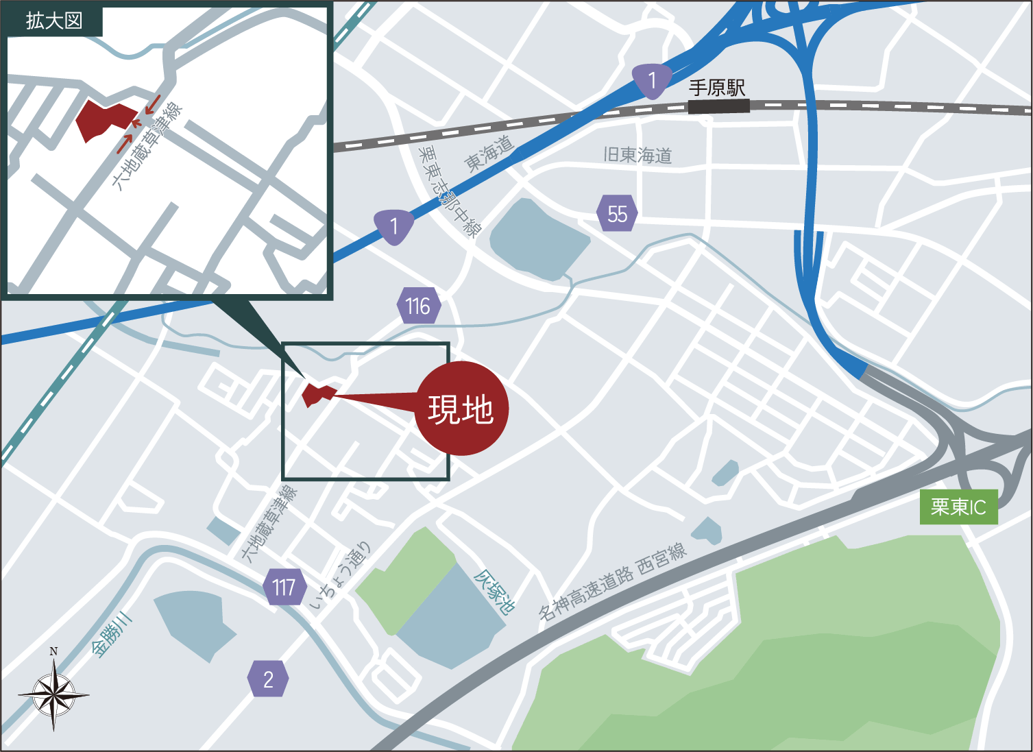 ロケーションマップ（寺社・史跡）