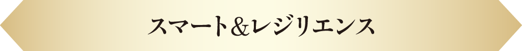 スマート&レジリエンス