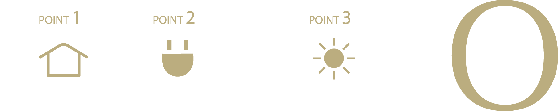 （POINT1.断熱 + POINT2.省エネ） - POINT3.創エネ ＜= 一年間の一次エネルギー消費量※