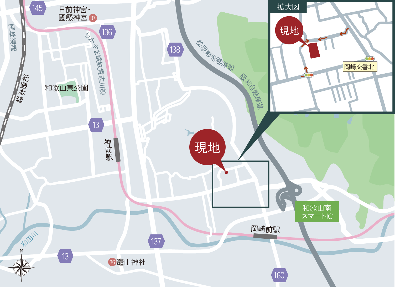 ロケーションマップ（寺社・史跡）