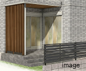 目隠しフェンスイメージ写真