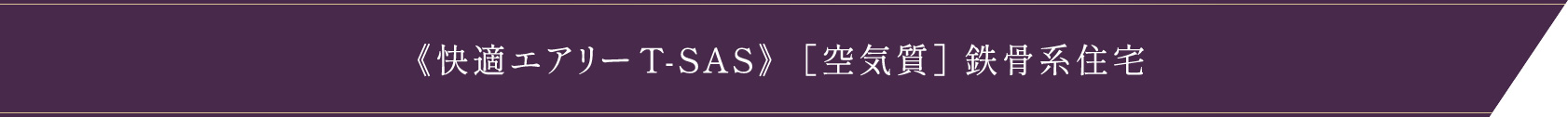 《快適エアリーT-SAS》  ［空気質］ 鉄骨系住宅