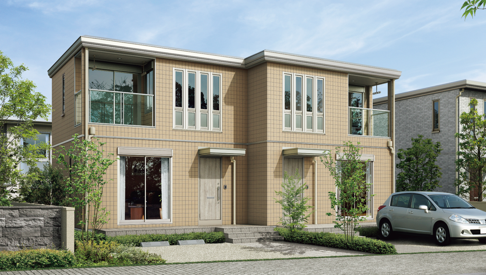 Letoit メゾネットの外観